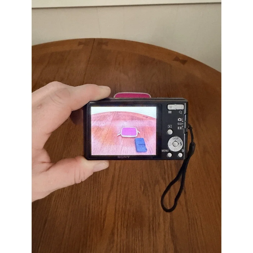 Sony Cyber shot DSC W530 14.1MP Digital Camera Black Tested Working Bundle